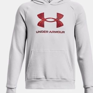 NWT  Under Armour Grey Hoodie-Youth XL